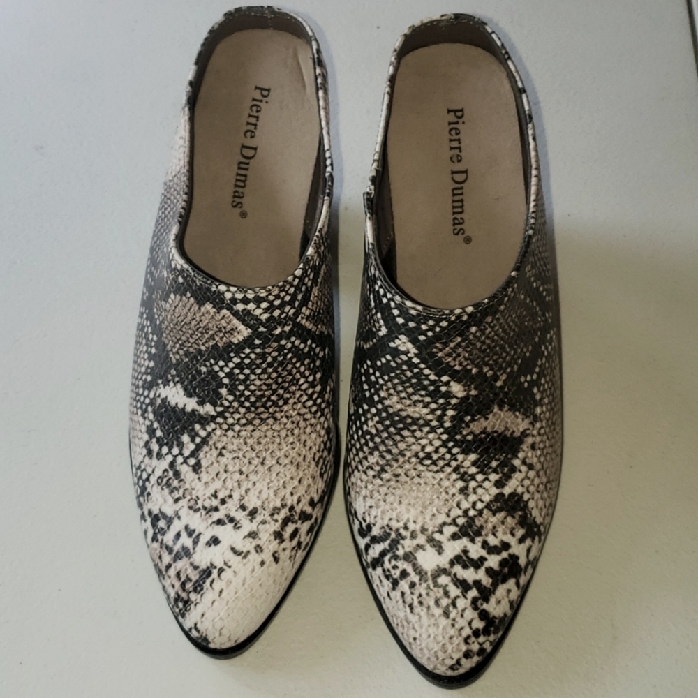 Pierre Dumas Snake Skin Heels